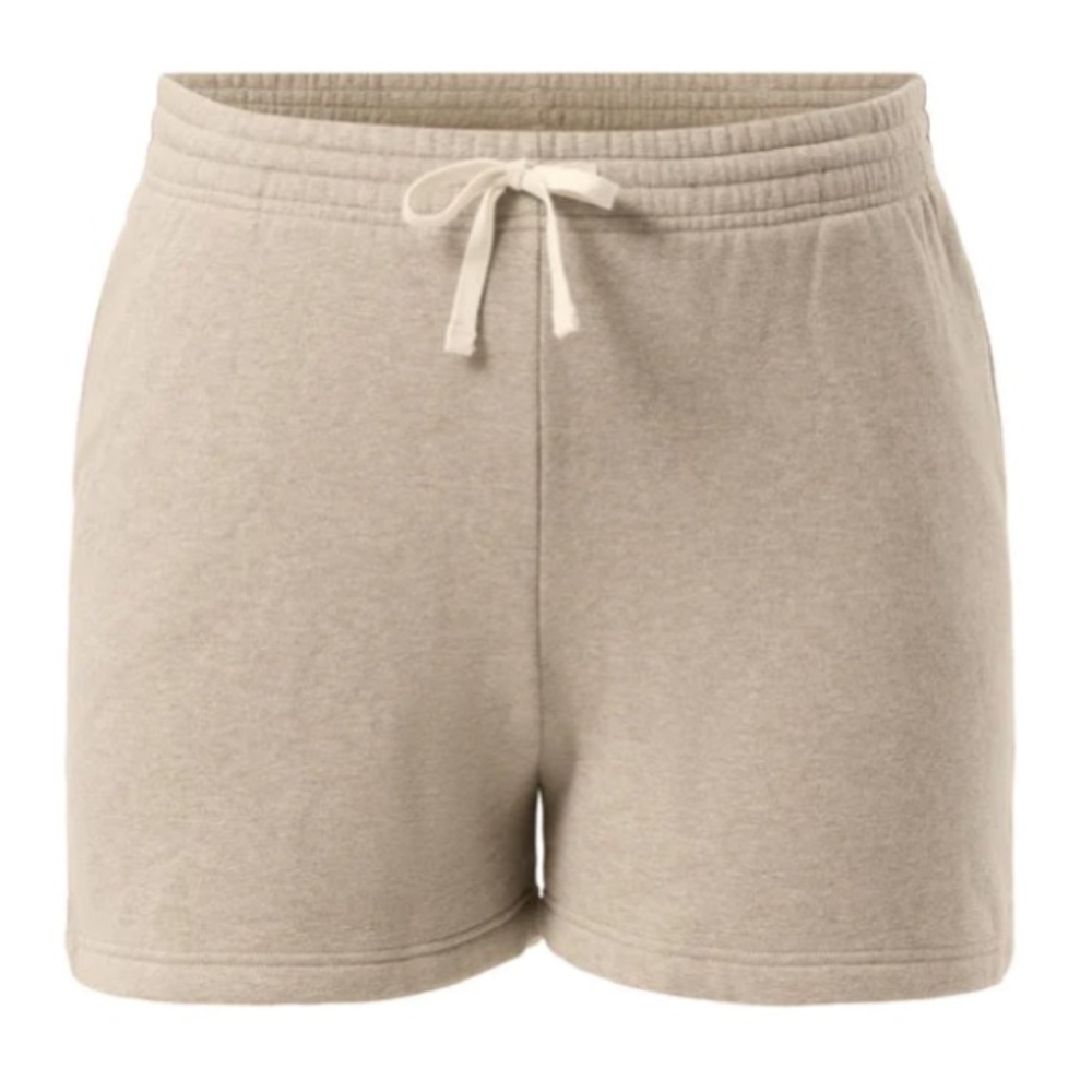 NWT Girlfriend Collective Porcini Heather 50/50 Sweat Short